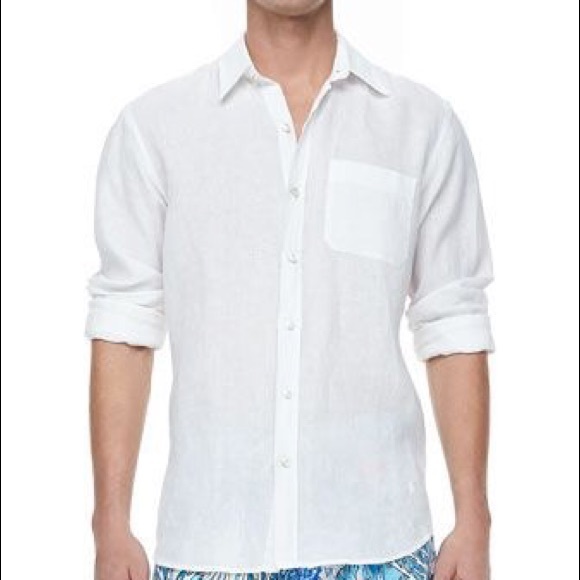 BOSS ORANGE Other - BOSS ORANGE LONG SLEEVE LINEN SHIRT